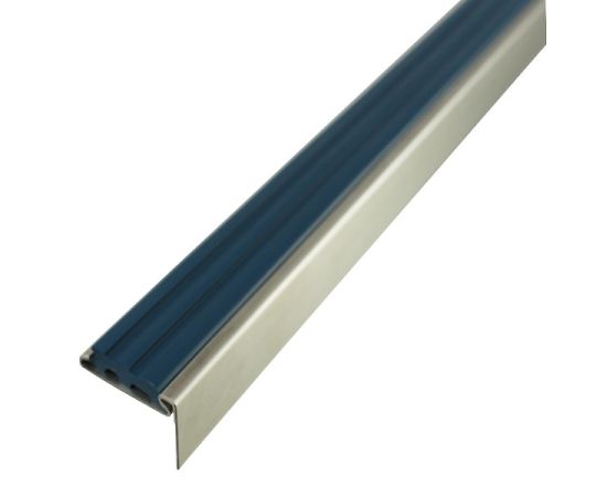 日中製作所 ノンスリップ タイヤ付 ブルー 穴あき 1000mm 1本 D100-1H-4