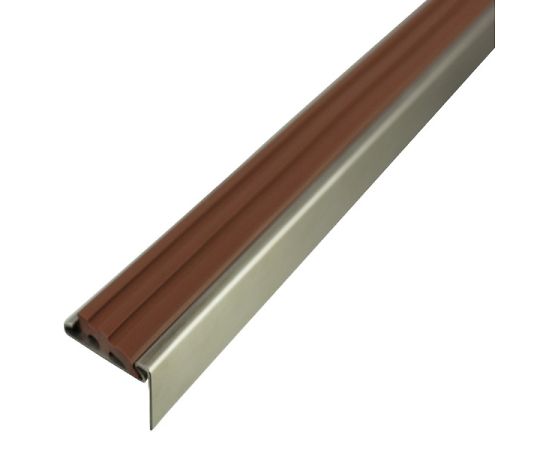 日中製作所 ノンスリップ タイヤ付 ブラウン 穴あき 1000mm 1本 D100-1H-7