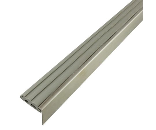日中製作所 ノンスリップ タイヤ付 ライトグレー 穴あき 1000mm 1本 D100-1H-16