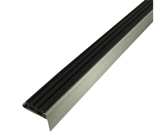 日中製作所 ノンスリップ タイヤ付 ブラック 穴あき 2000mm 1本 D105-2H-6
