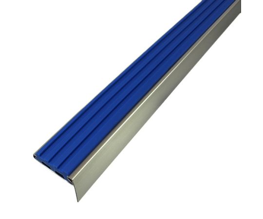 日中製作所 ノンスリップ タイヤ付 ライトブルー 穴あき 2000mm 1本 D105-2H-14