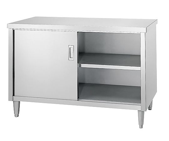 アズワンカタログ生産品 収納家具御役目台 E型（片面ステンレス鋼戸）E-12060 1個 4353700