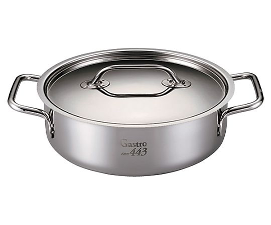江部松商事 Gastro 443 外輪鍋（蓋付）22cm 1個 7686110