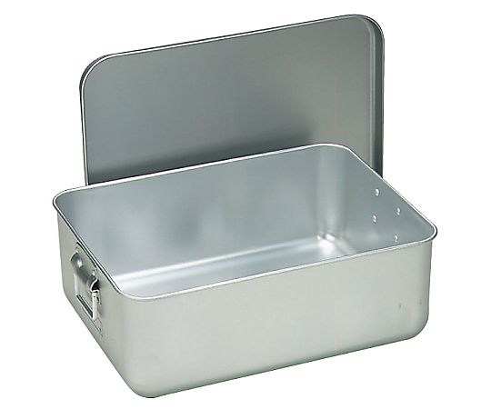 江部松商事 アルマイト プレス パン箱（蓋付）260-C 35人用 500×370×H150mm 1個 1282590
