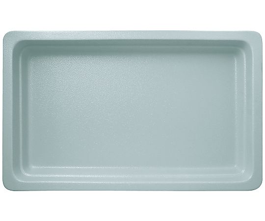 アズワンカタログ生産品 ラックポーセレン ガストロノームパン 角型 深 2/3 ピタヤグレー 1個 3034040