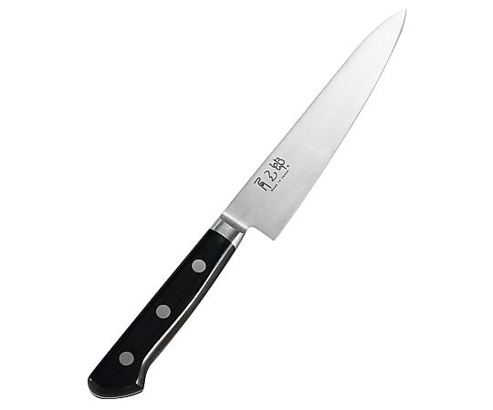 アズワンカタログ製品 角三郎 ハイカーボン10A ツバ付パッカー柄 ペティ 12cm 1個 1251960