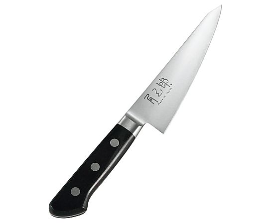 アズワンカタログ製品 角三郎 ハイカーボン10A ツバ付パッカー柄 骨スキ角 15cm 1個 1251990