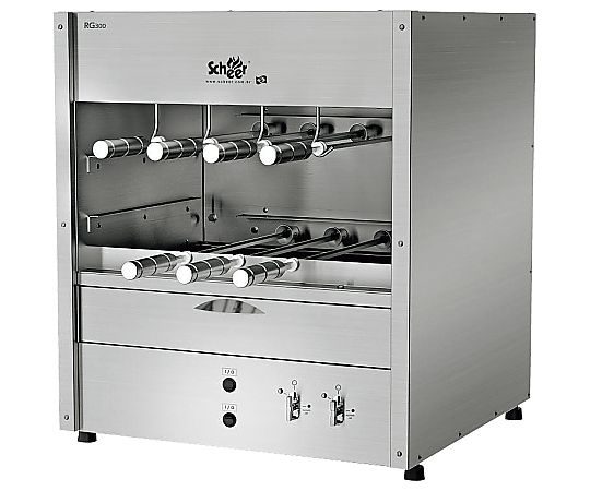 アズワンカタログ製品 シーア 卓上シュラスコガスグリル 2段タイプ 7本 RG-300-2-7 13A 60Hz 1個 1247413