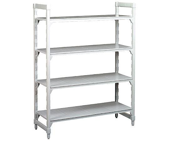 アズワンカタログ製品 カムシェルフ固定 610×760×H1430 4段 ソリッド CPU243056S4（480） 1個 8860510