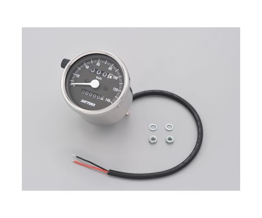 DAYTONA  機械類式迅速さ米突 φ60 白いことLED照明装置 ステンレス鋼上半身/黒いことダイアログボックス 140粁/h 1個 15633 その他-医薬品・コンタクト・介護-治療機器