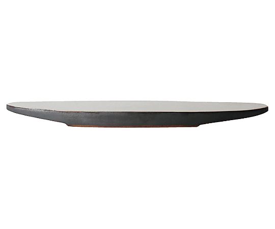 江部松商事 YUKI 瓦食器 Flat plate oval 300（平皿 楕円面） 1個 3013720