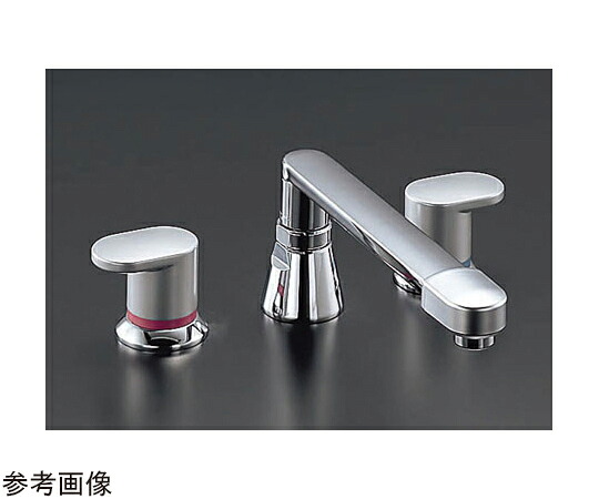 LIXIL 2ハンドルバス水栓 230mm （固定コマ式）湿式工法用 1個 BF-7090B-U