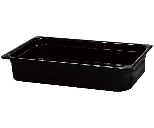Efay メラミン ガストロノームパン ブラック 1/1 100mm MEGN-11100BK 1個 1215420