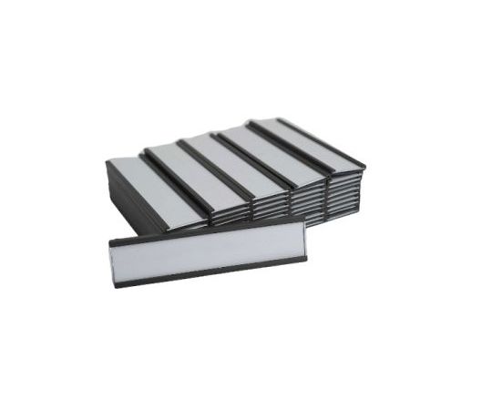 RS　Pro 磁気ラベルホルダー RS PRO ストロンチウムフェライト プレーン Back 25mm x 100mm 厚さ2.9mm 1袋（50個入） 1袋(50個入) 265-5638