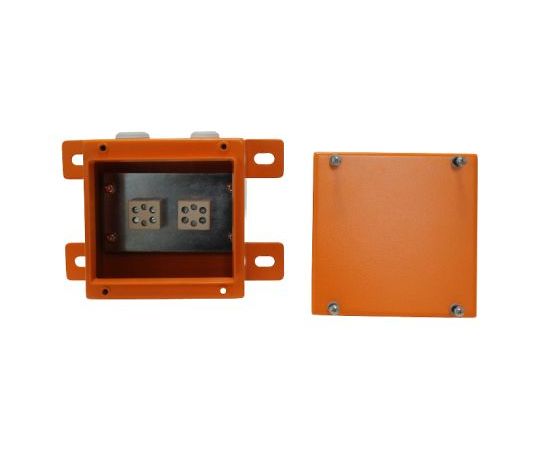 RS PRO ジャンクションボックス  スチール写真  オレンジ色  200 x 200 x 105粍 IP65 1個 232-0527 治療機器-その他