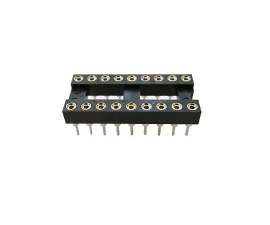 RS PRO DILソケット 2.54mm ピッチ 18 ピン 1チューブ（26個入） 1チューブ(26個入) 183-1567