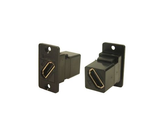 RS PRO フィードスルーHDMIコネクタ メス to メス 35.5 mm x 19 mm x 31 mm 接続方向：ストレート 1個 267-1271