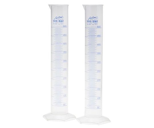 RS PRO PMP製 メスシリンダー 500ml 1袋（2個入） 1袋(2個入) 892-0006