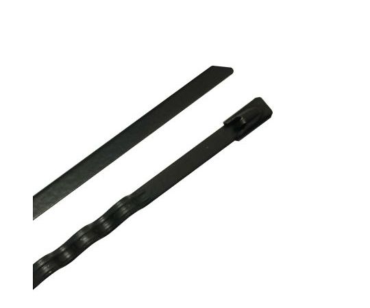 RS PRO 結束バンド 200mm x 7.9 mm 黒 ポリエステル 1袋（100個入） 1袋(100個入) 183-4161