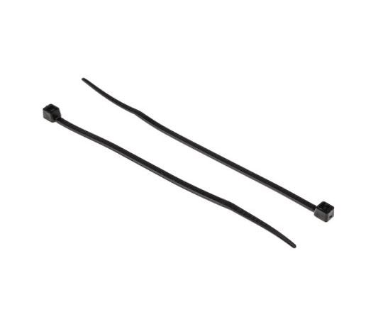 RS PRO 結束バンド 292mm x 3.6 mm 黒 ナイロン 66 1袋（250個入） 1袋(250個入) 269-1797