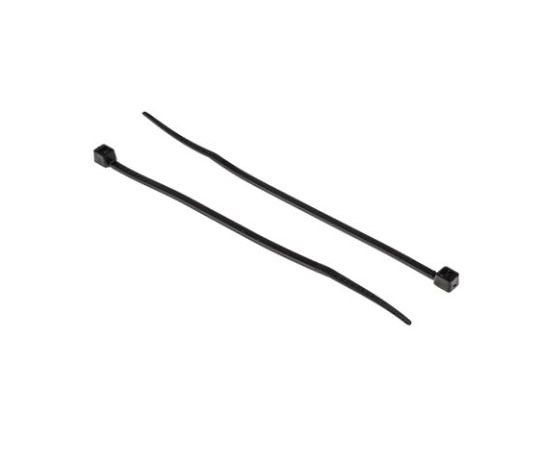 RS PRO 結束バンド 385mm x 4.8 mm 黒 ナイロン 66 1袋（250個入） 1袋(250個入) 269-1807