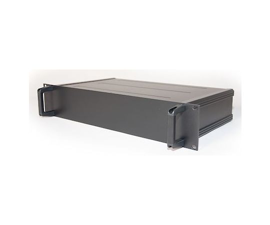 RS PRO 19インチラックマウントケース 2U 高さ：84 mm 黒 1個 188-1317