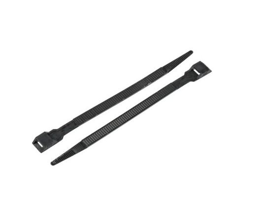 RS PRO 結束バンド 265mm x 9 mm 黒 ナイロン 66 1袋（250個入） 1袋(250個入) 269-1819