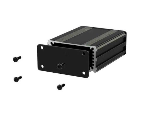 RS PRO ケース 電子機器用 40 x 63.5 x 30mm アルミニウム 黒 1個 195-1538