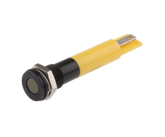 RS PRO パイロットランプ 220V ac 黄 実装ホールサイズ：8mm 1個 700-1772