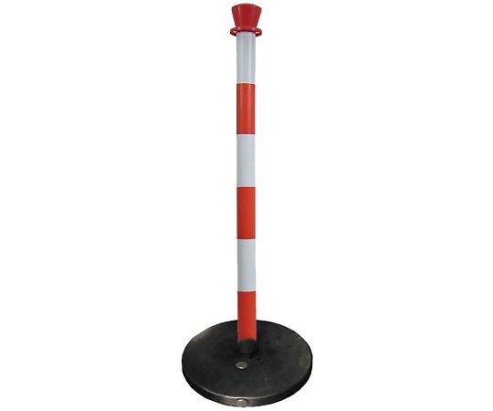 RS Pro Plastic post with heavy base - red / whi 1個 204-1764 治療機器-その他