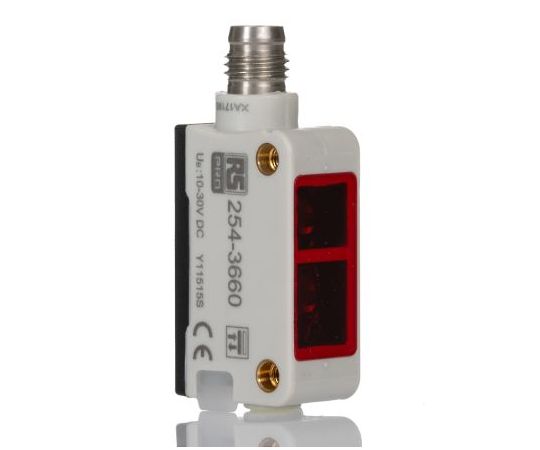 RS PRO 光電センサ ブロック形 検出範囲 0.25 m 1個 254-3660