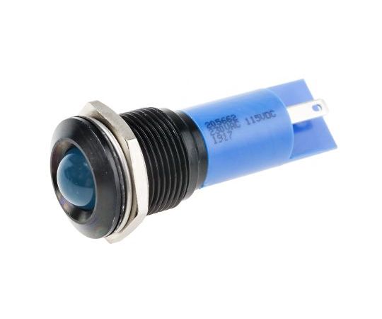 RS PRO パイロットランプ 115 V dc 230V ac 青 実装ホールサイズ：16mm 1個 205-662
