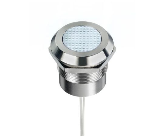 RS PRO パイロットランプ 12 → 24V ac/dc 白 実装ホールサイズ：25mm 1個 253-8516