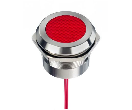 RS PRO パイロットランプ 12 → 24V ac/dc 赤 実装ホールサイズ：30mm 1個 253-8520