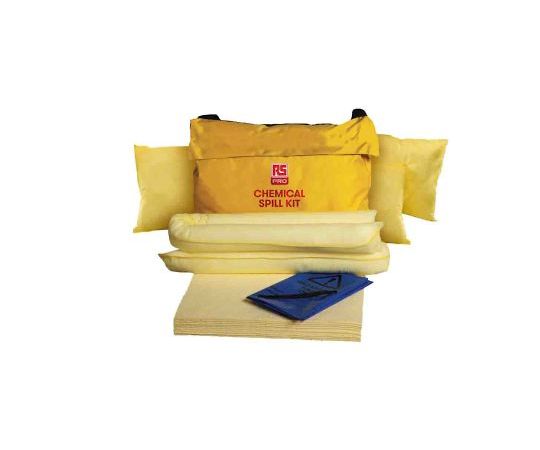 RS Pro 流出物収容製品 RS PRO 2 x Pillows  3 x Haz  55 x Pads  6 x 1.2m Sock 化学薬品 1個 189-0059
