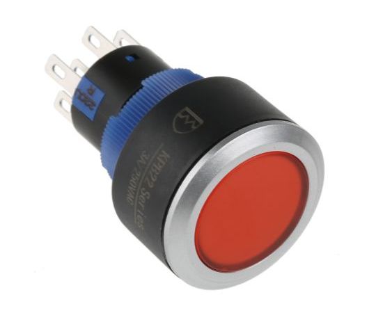RS PRO 押しボタンスイッチ モーメンタリ パネルマウント DPDT 1トレイ（20個入） 1トレイ(20個入) 175-8245