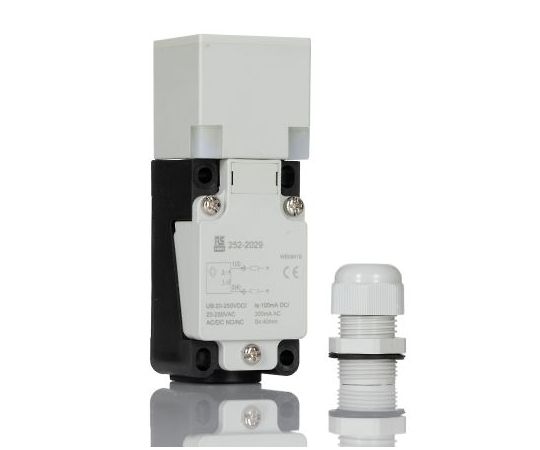 RS PRO 近接センサ ブロック形 検出範囲 40 mm 非点滅 1個 252-2029