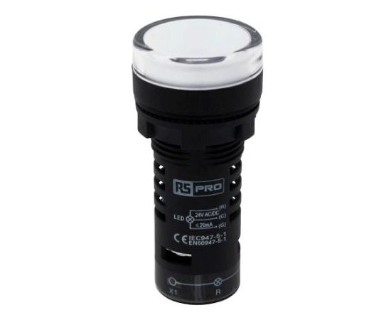 RS　Pro パイロットランプ 表示灯 RS PRO LED 緑、赤 1袋（5個入） 1袋(5個入) 271-7490