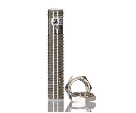 RS PRO 近接センサ 円柱形 検出範囲 4 mm ねじの呼び M12 x 1 クワシフラッシュ 1個 252-2038