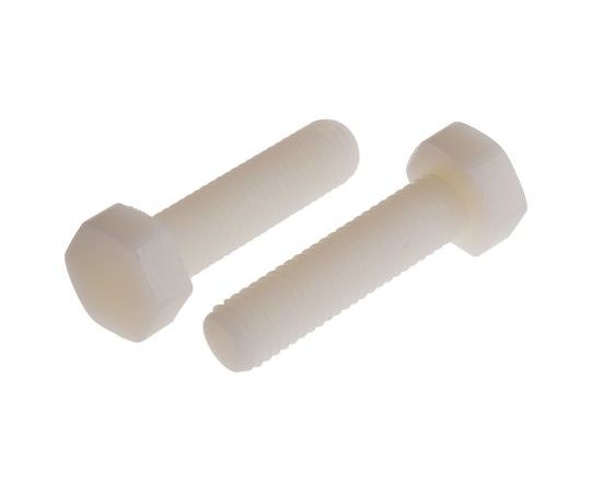 RS　Pro 六角ボルト RS PRO M10 x 40mm プレーン DIN 933 ナイロン 1袋（50個入） 1袋(50個入) 232-6882
