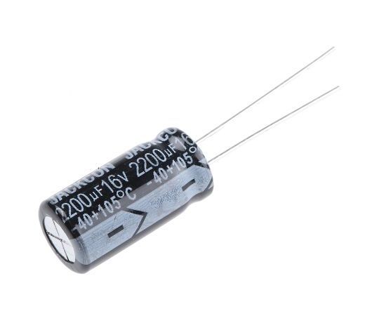 RS PRO コンデンサ 2200μF 16V dc 1袋（500個入） 1袋(500個入) 170-1180