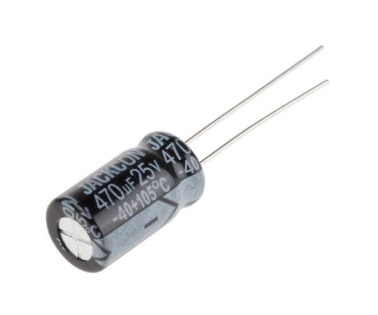 RS PRO コンデンサ 470μF 25V dc 1袋（1000個入） 1袋(1000個入) 170-1196