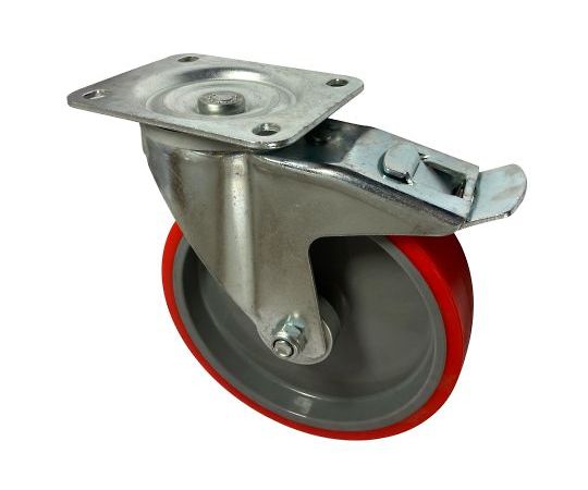 RS　Pro 200MM BRAKED 350KG PN PRESSED STEEL CAST 1個 282-3650