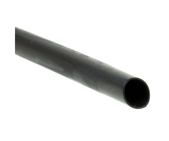 RS PRO 熱収縮チューブ 収縮前 6.4mm 収縮後 3.2mm 黒 1袋（5個入） 1袋(5個入) 211-6236