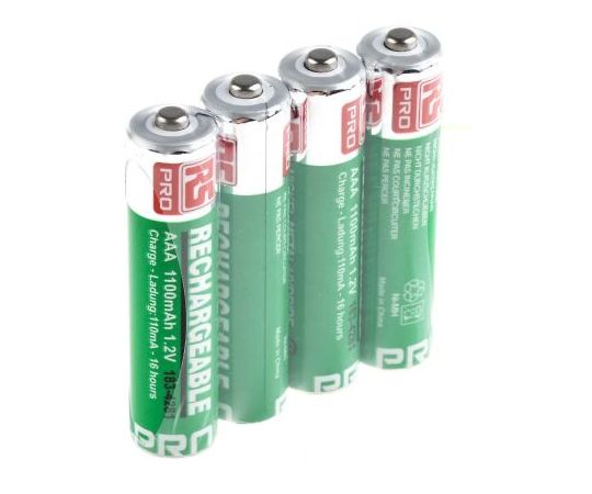 RS　Pro 単四型充電池 RS PRO ニッケル水素電池 1.2V 1.1Ah 1袋（4個入） 1袋(4個入) 183-4281