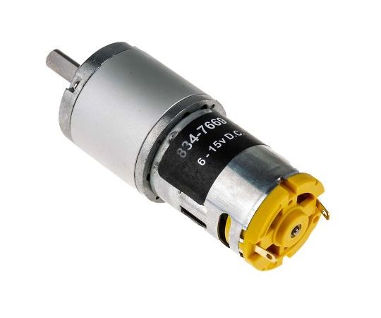 RS　Pro DCギヤードモータ RS PRO ブラシ付きギア 12V 2399 gcm 1個 834-7669
