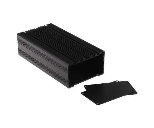 RS PRO ヒートシンクケース 200 x 105 x 60.5粍 Black 1個 297-1308 治療機器-医薬品・コンタクト・介護-その他