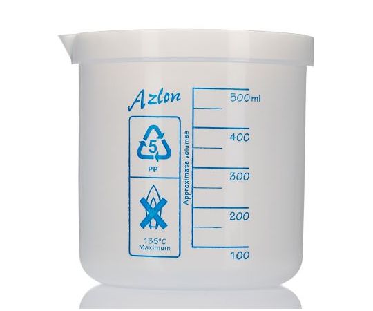 RS PRO ビーカー 500ml 1袋（10個入） 1袋(10個入) 251-9359