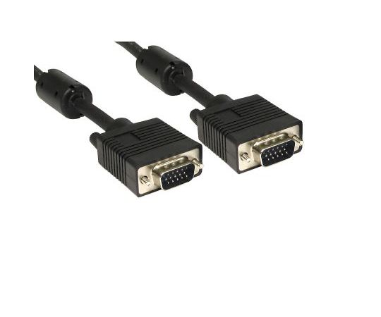 RS PRO DV有線テレビ / 管する有線テレビ 20m 繋ぎA：牡 VGA/SVGA 繋ぎB：牡 VGA/SVGA 黒 1個 182-8530