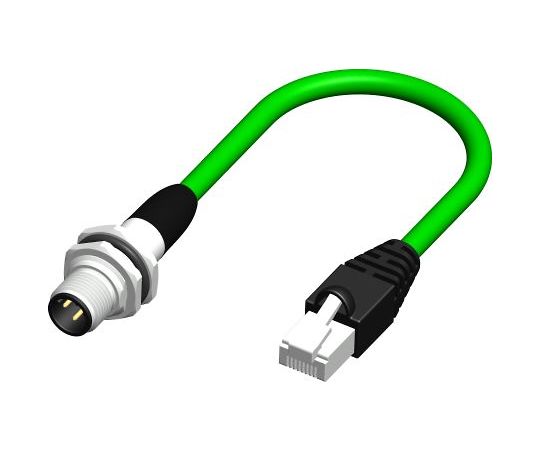 RS PRO イーサネットケーブル 0.5m 緑 ブレード 1個 250-0713